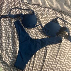 Navy Blue Medium Bikini
